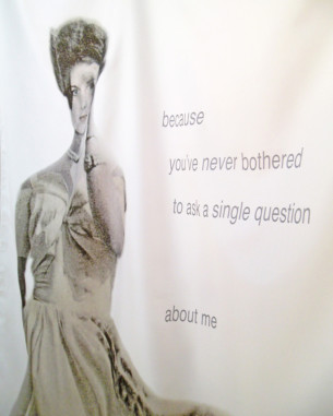 you don’t know me / installation / 3 panels