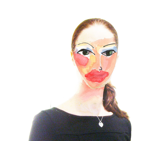 lips mask janet bright painting and photography digital