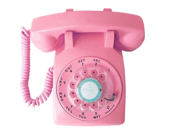 pink blue green yellow the phone