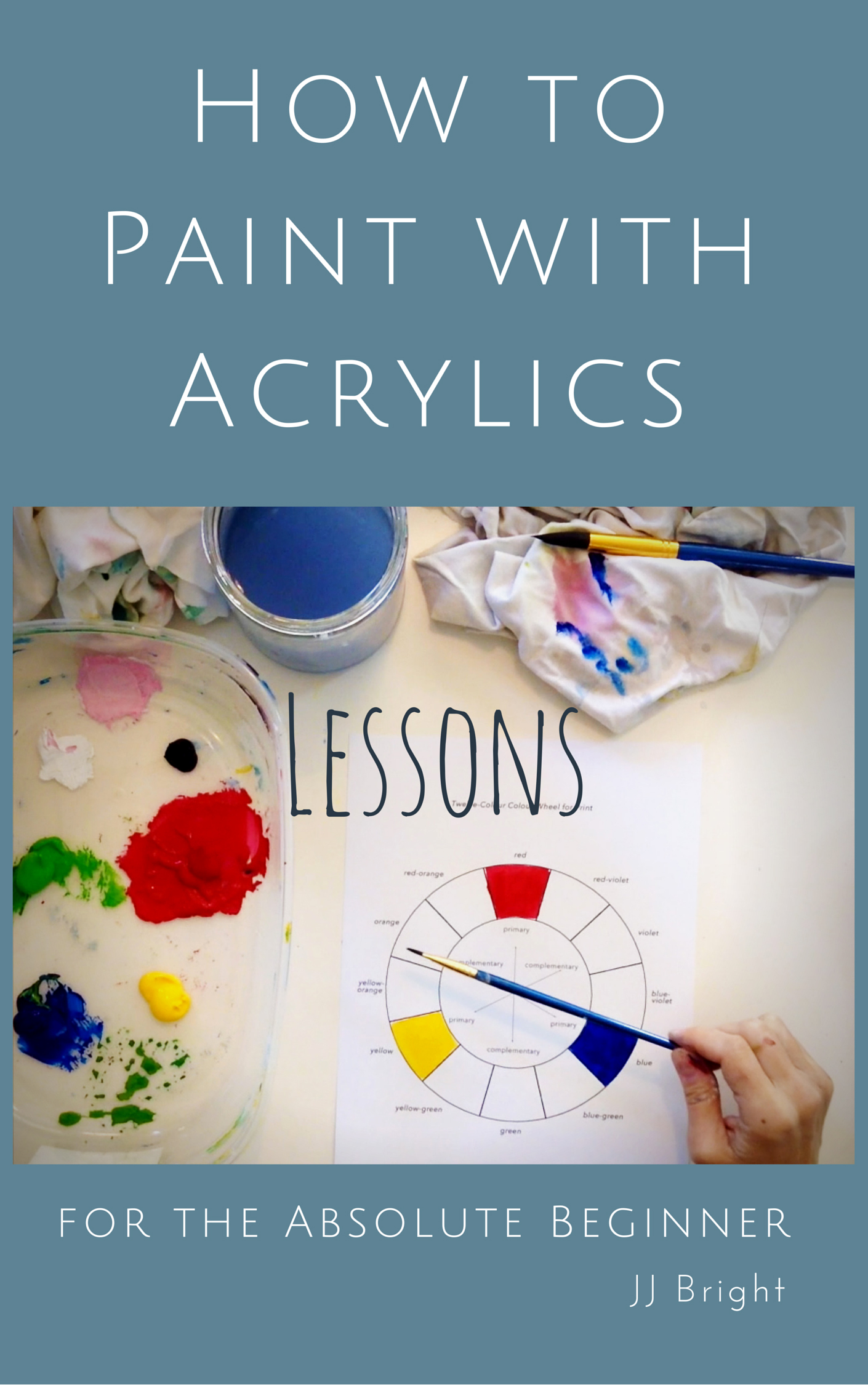 Be an Artist. How to Paint with Acrylics LESSONS for the Absolute Beginner
