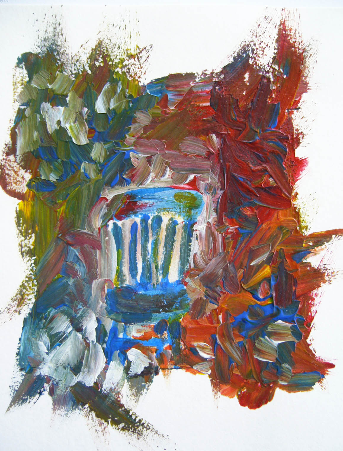art every day number 13 / painting / blue chair