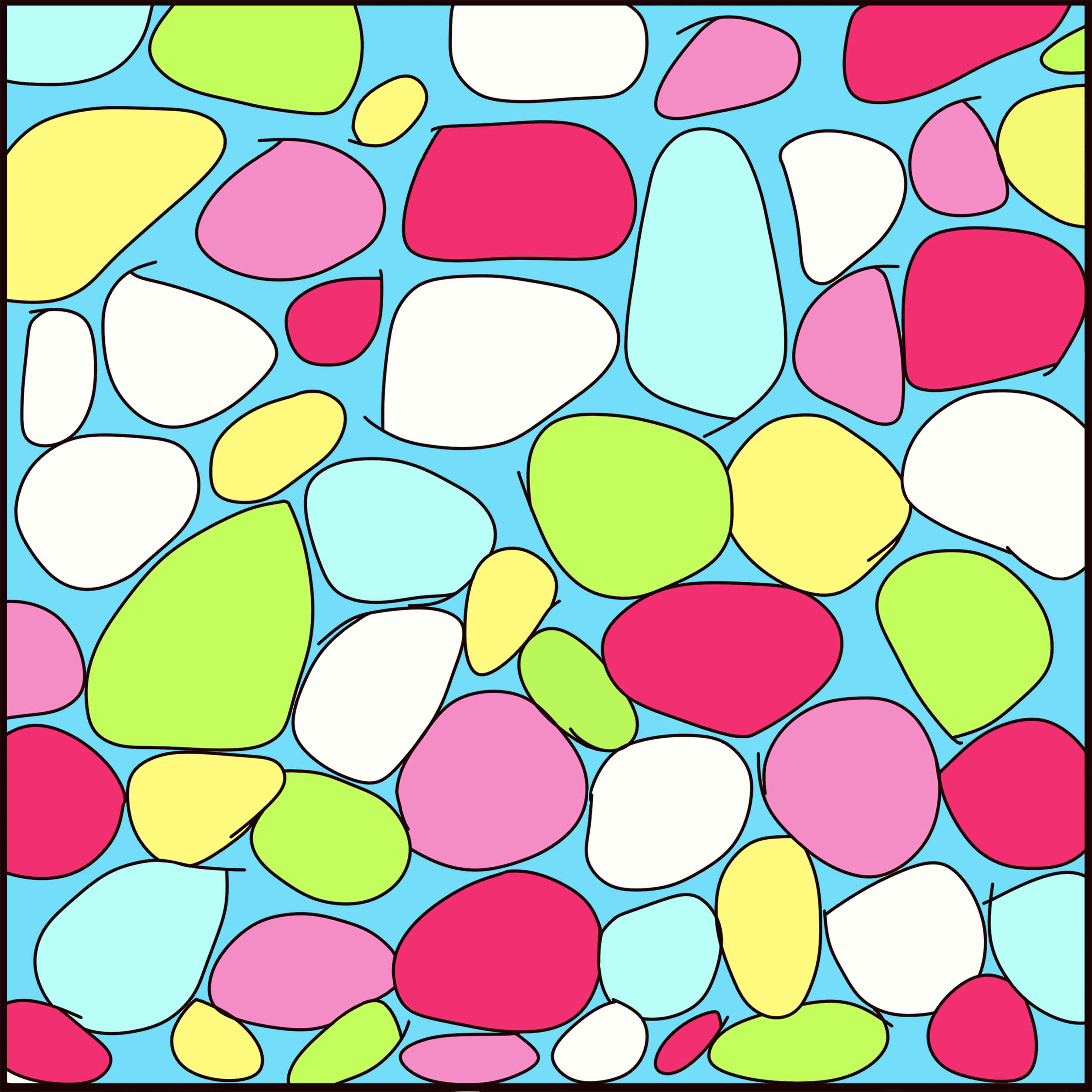 art every day number 120 / digital / pattern / the pebble beach