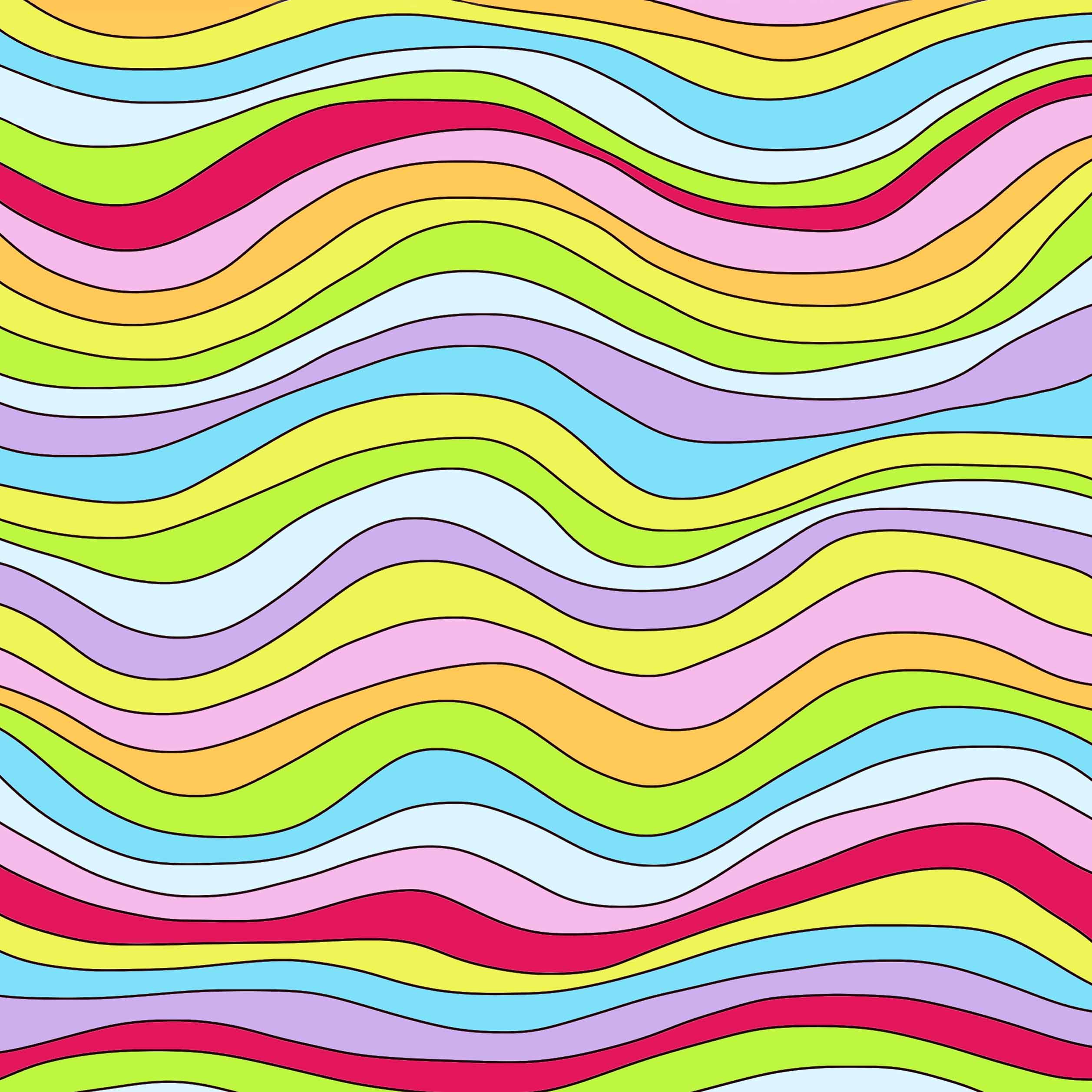 art every day number 124 / pattern / digital / waves