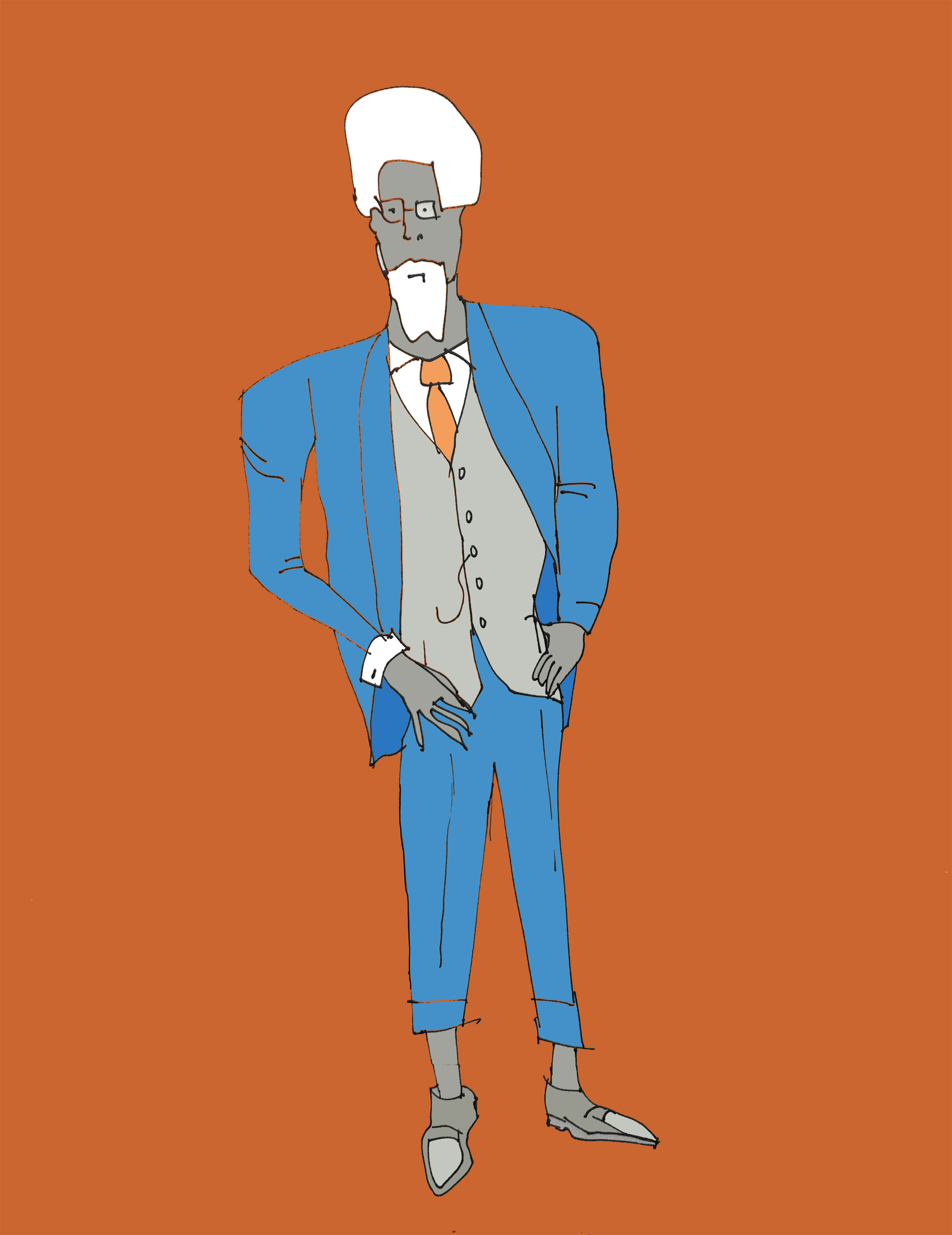 art every day number 234 / illustration / suit