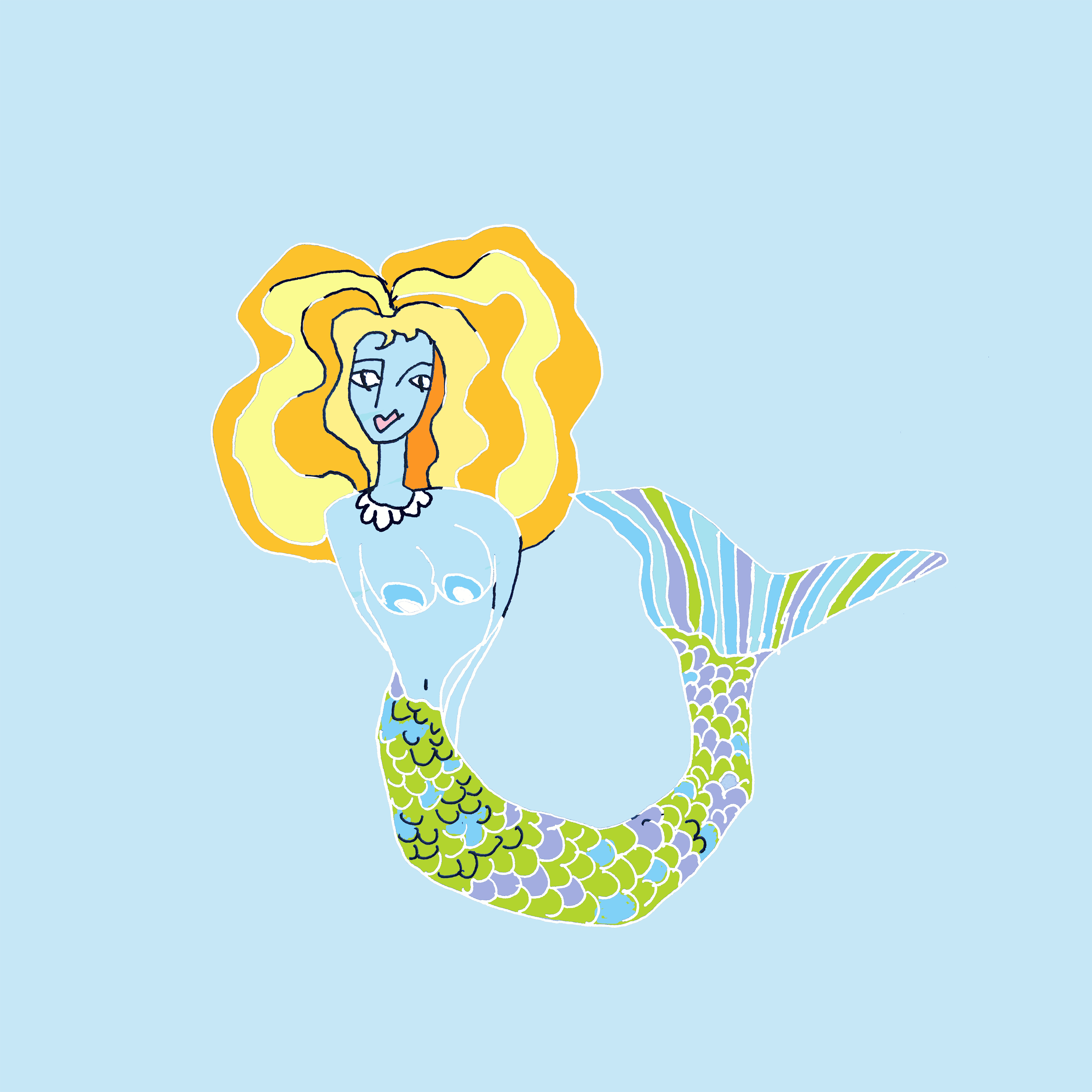 art every day number 267 / illustration / mermaid