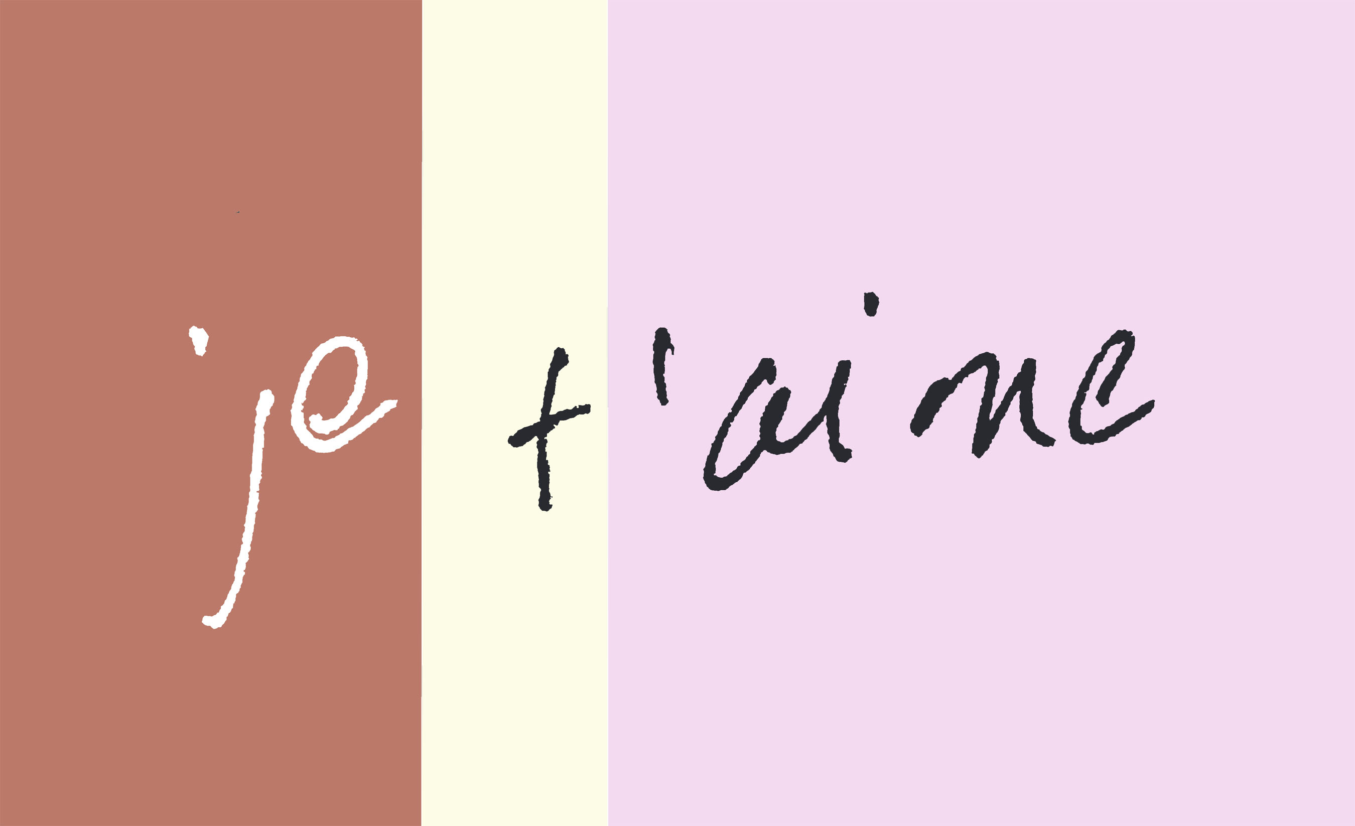 art every day number 330 je t'aime ice cream words ideas