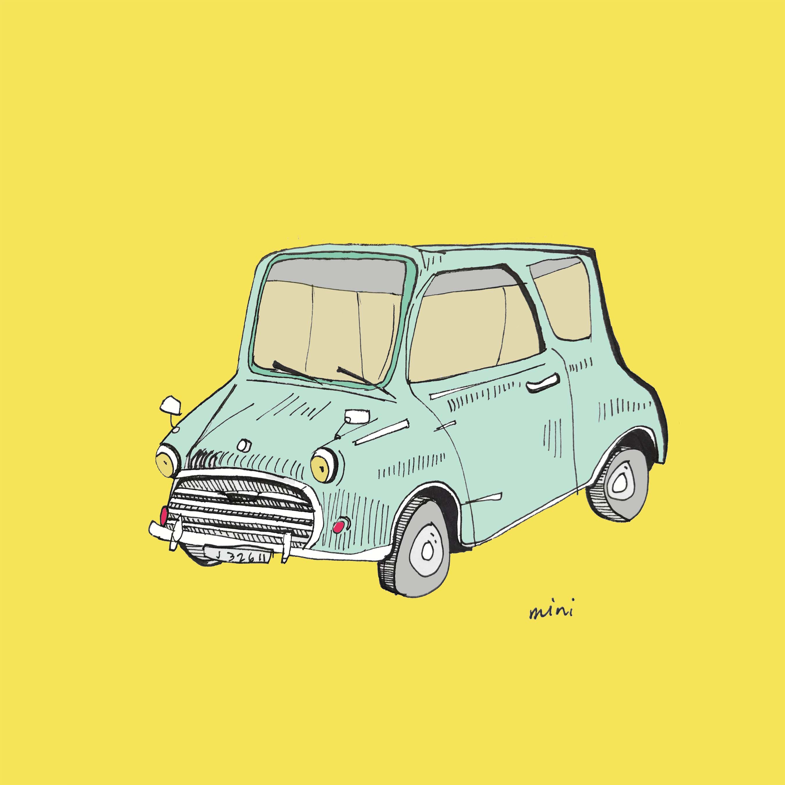art every day number 315 mini car automobile tiny