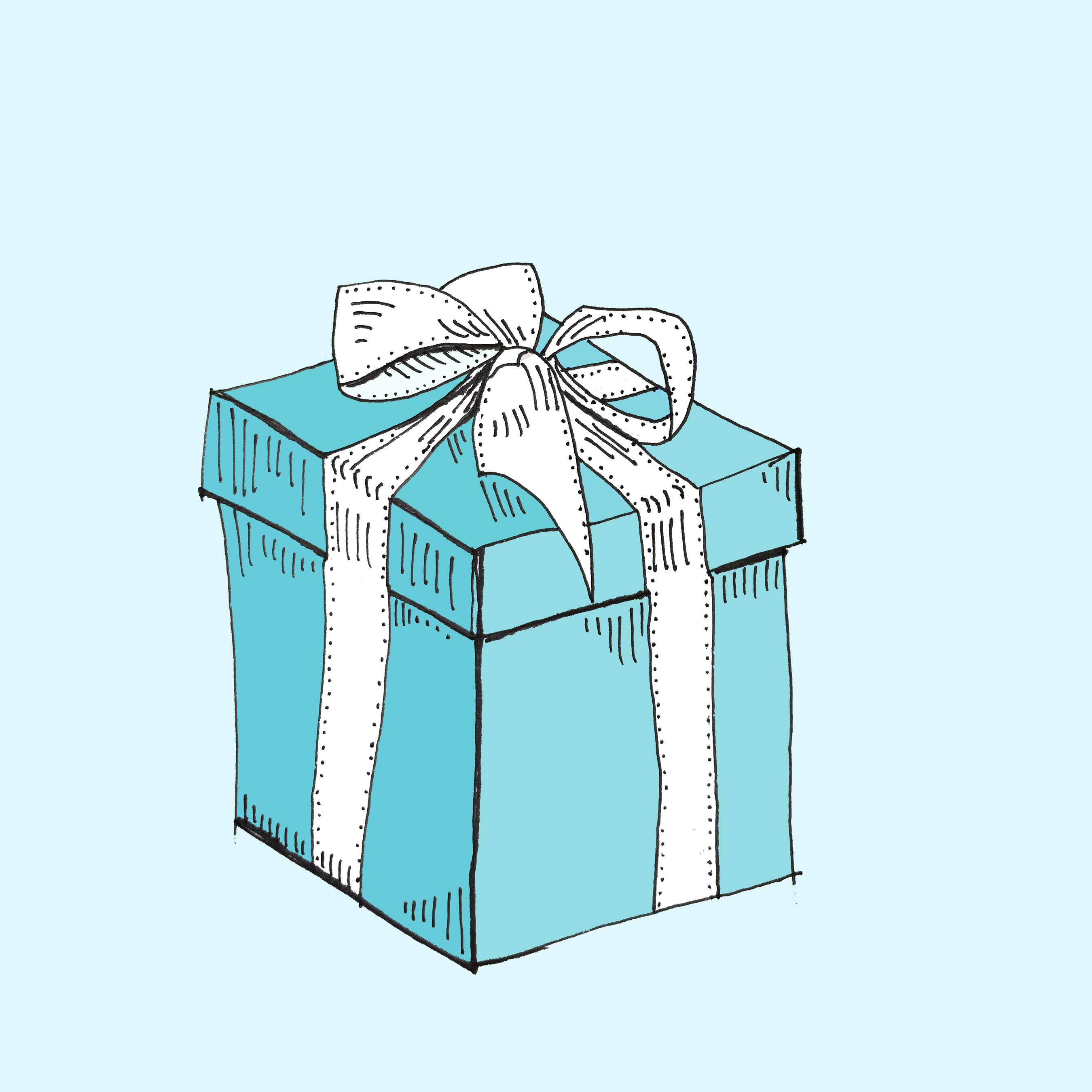 art every day number 346 box gift illustration