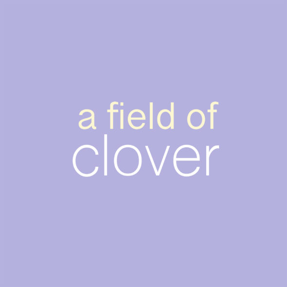 art every day number 369 words notes a filed of clover