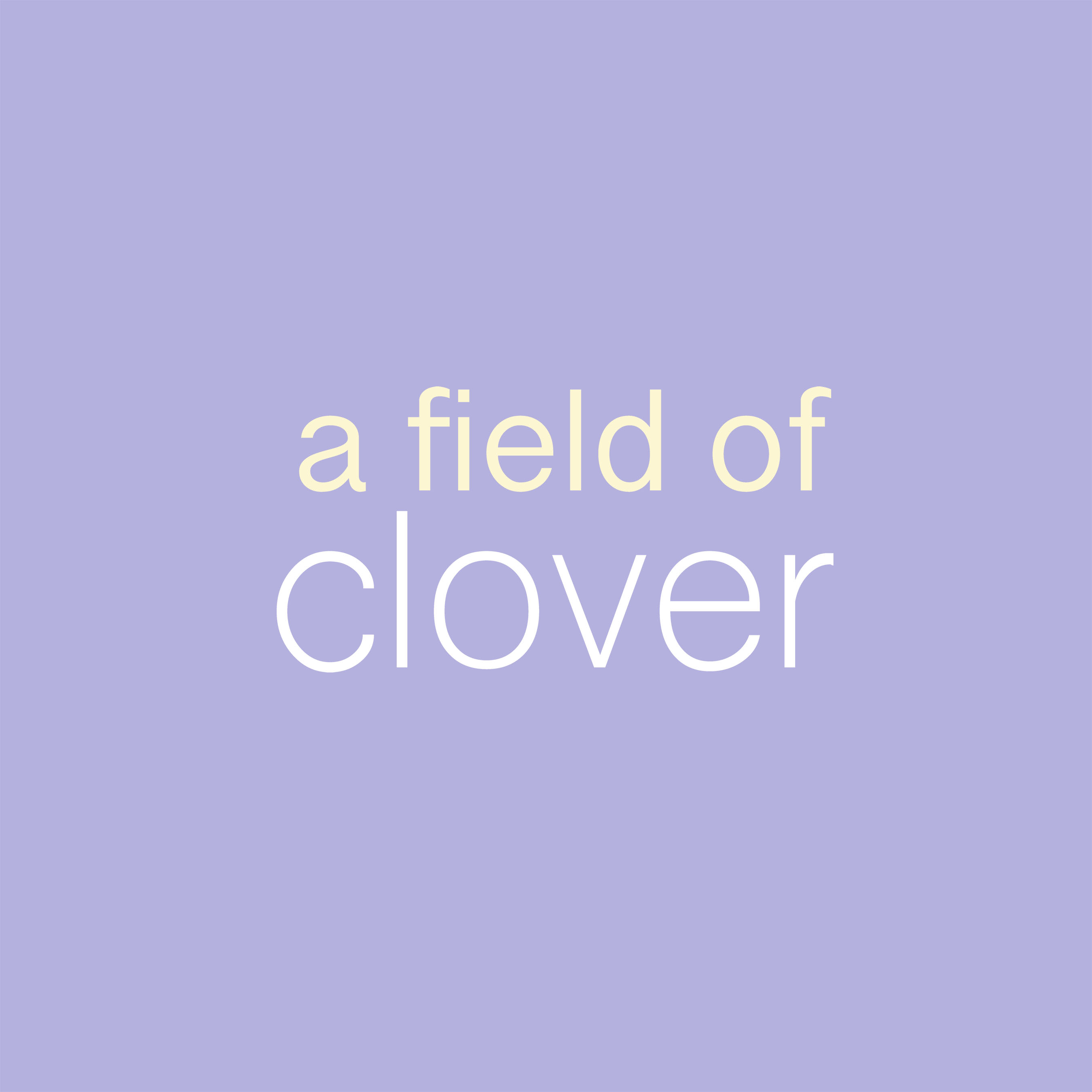 art every day number 369 words notes a filed of clover