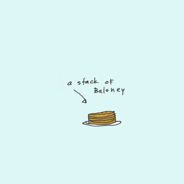 art every day number 401 / illustration / baloney - JANET BRIGHT