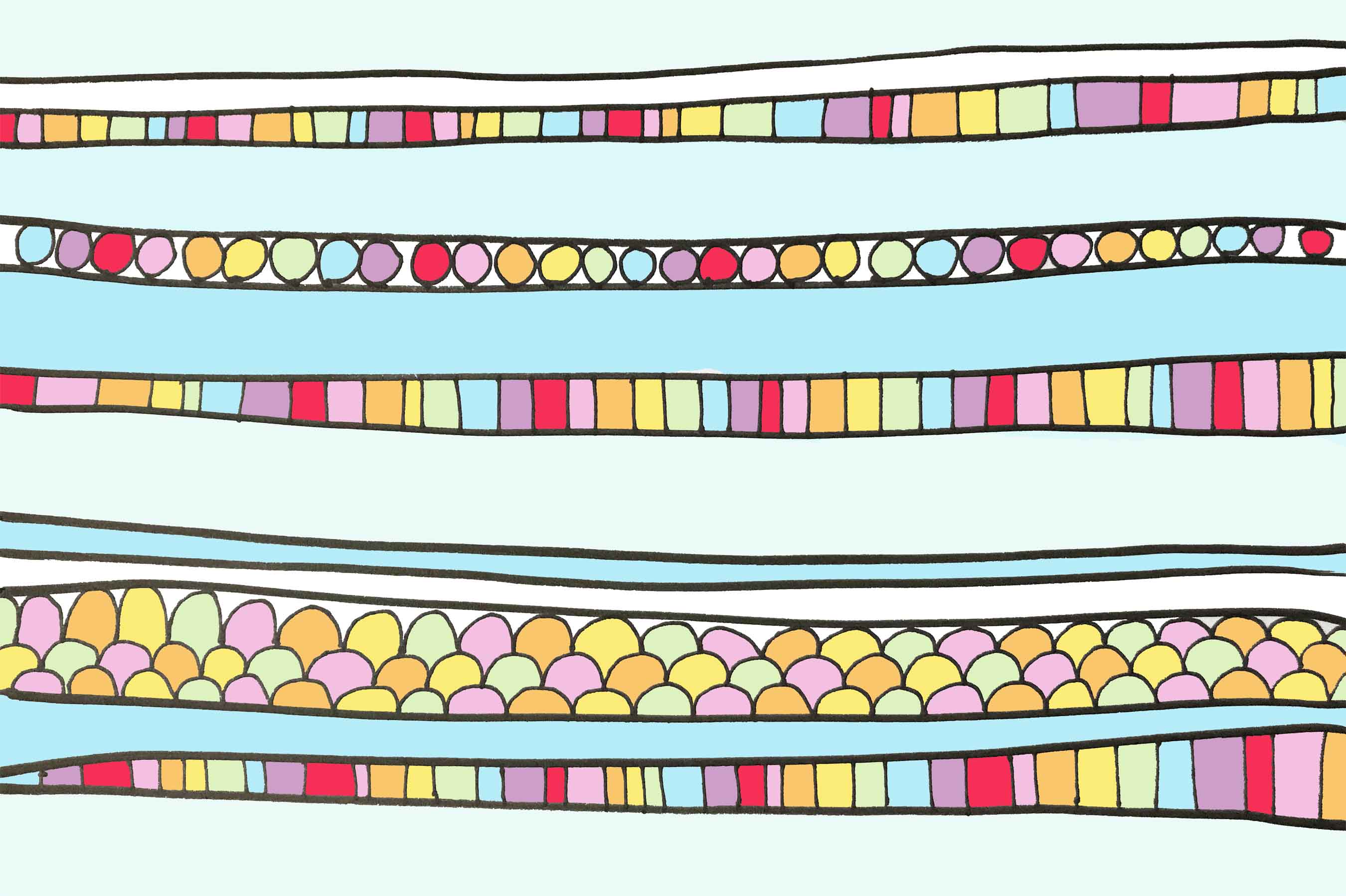 art every day number 434 / pattern / the candy store