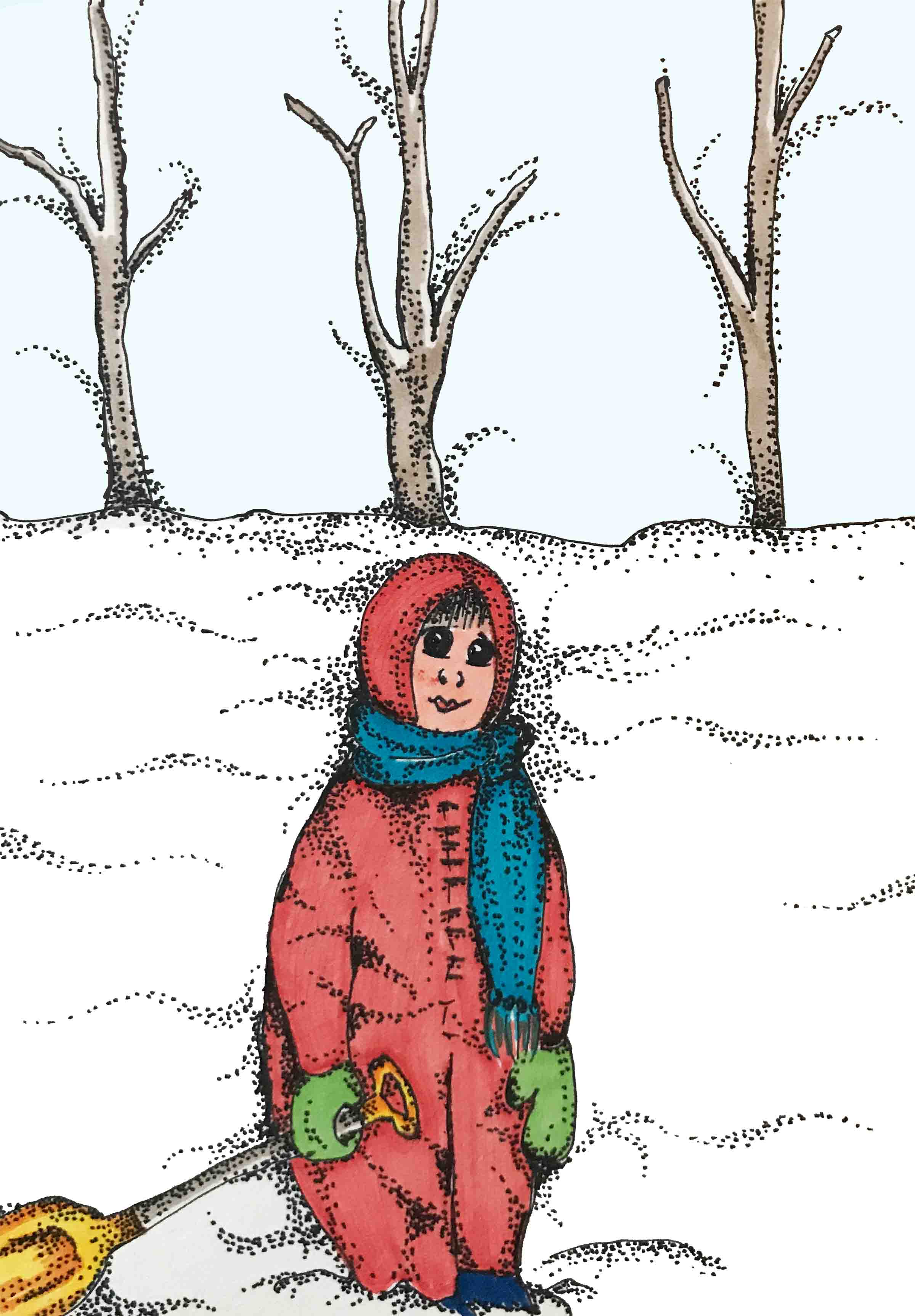 art every day number 438 / illustration / snow