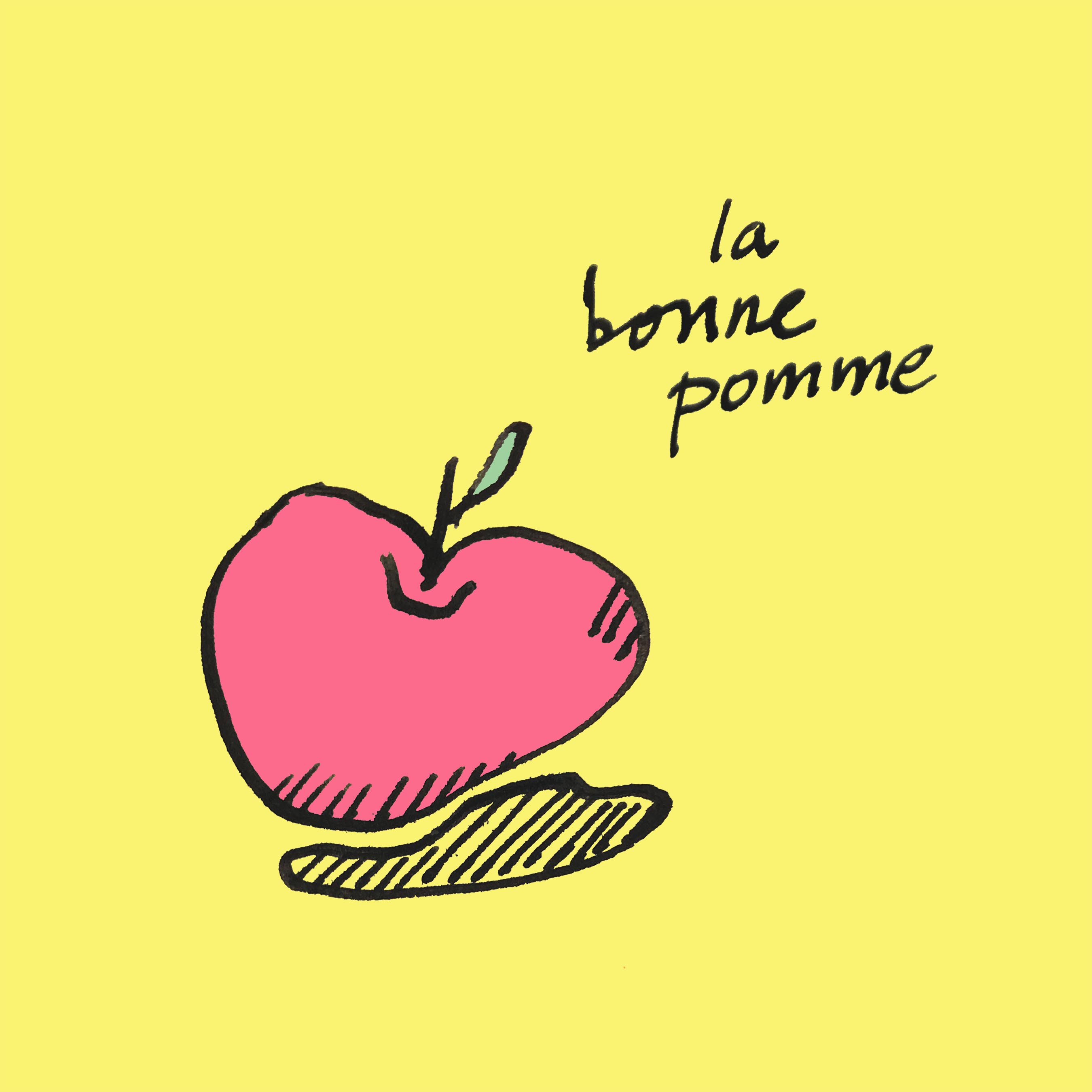 art every day number 489 la bonne pomme the big snack good apple illustration