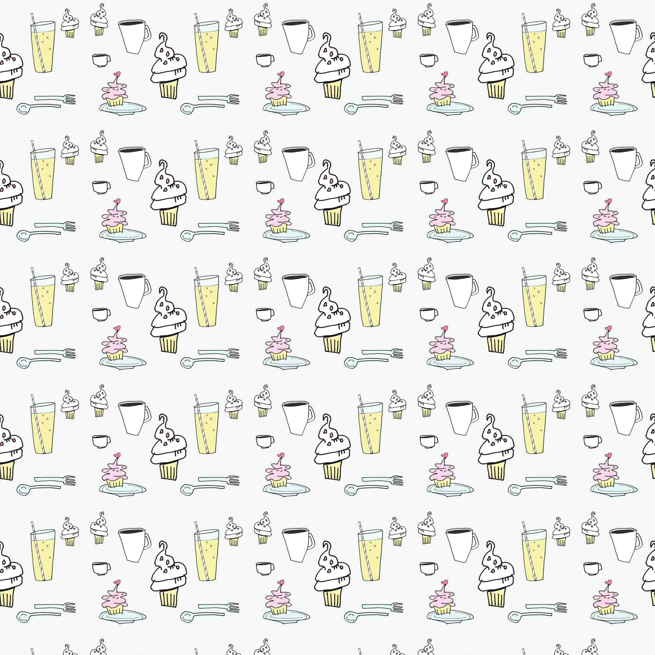art every day number 521 / pattern illustration / the cupcake’s return