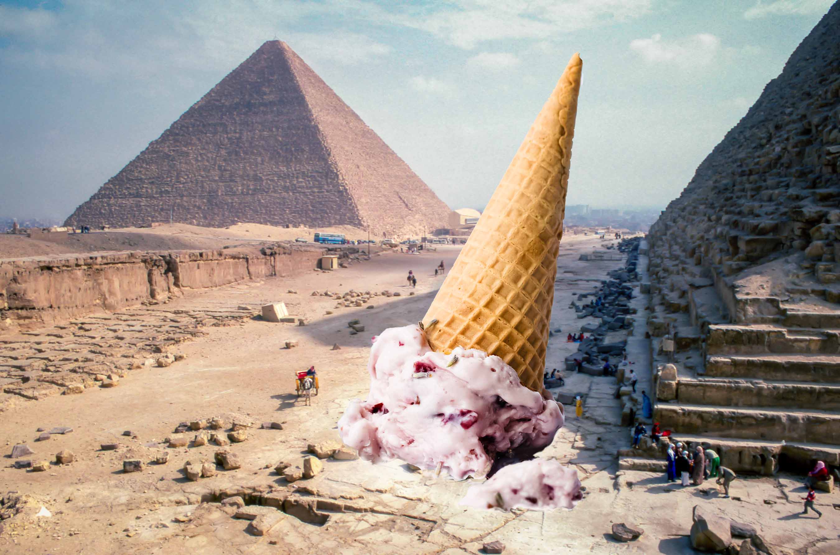 art every day number 553 digital collage imaginary ice cream desert