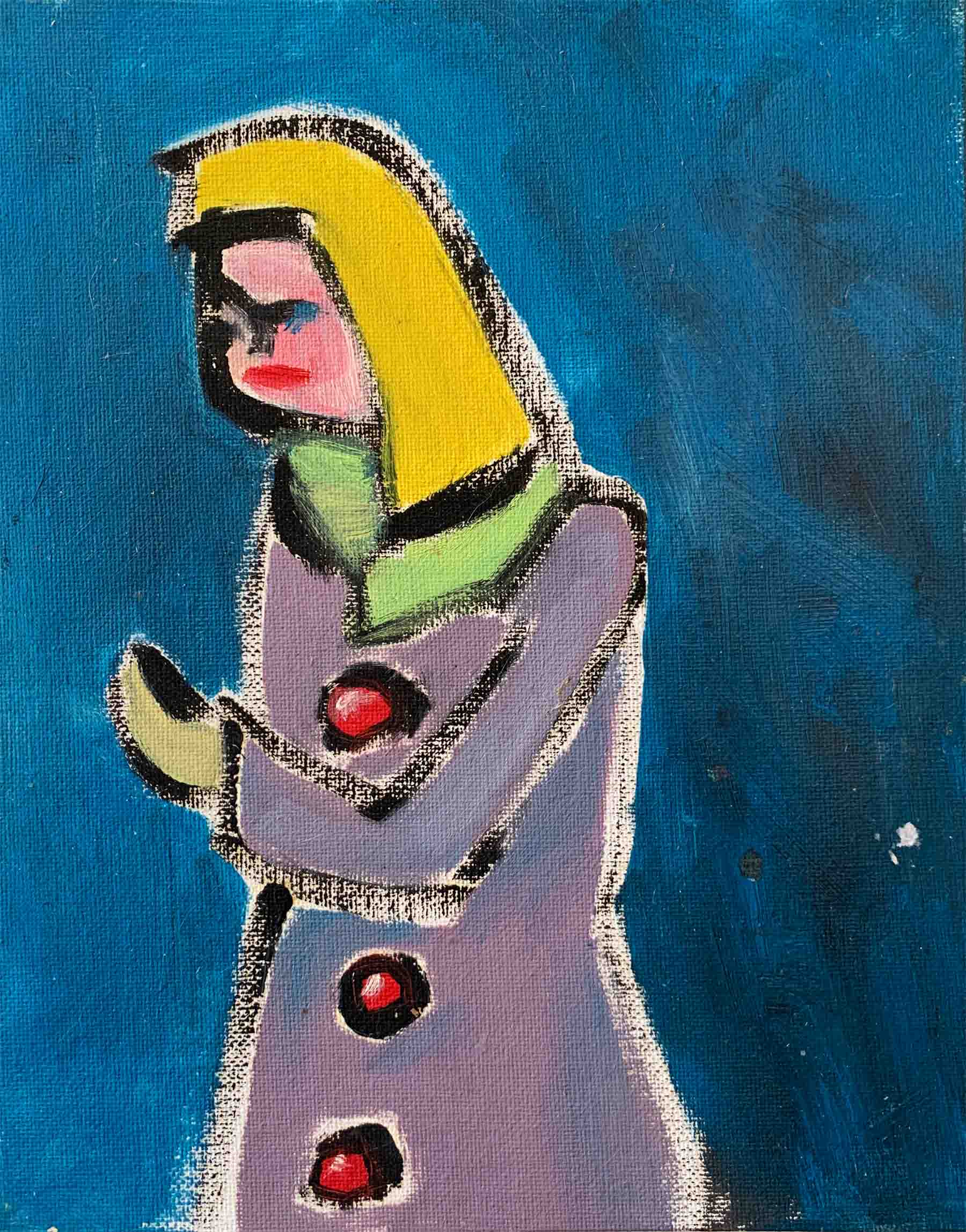art every day number 556 / painting / the purple coat