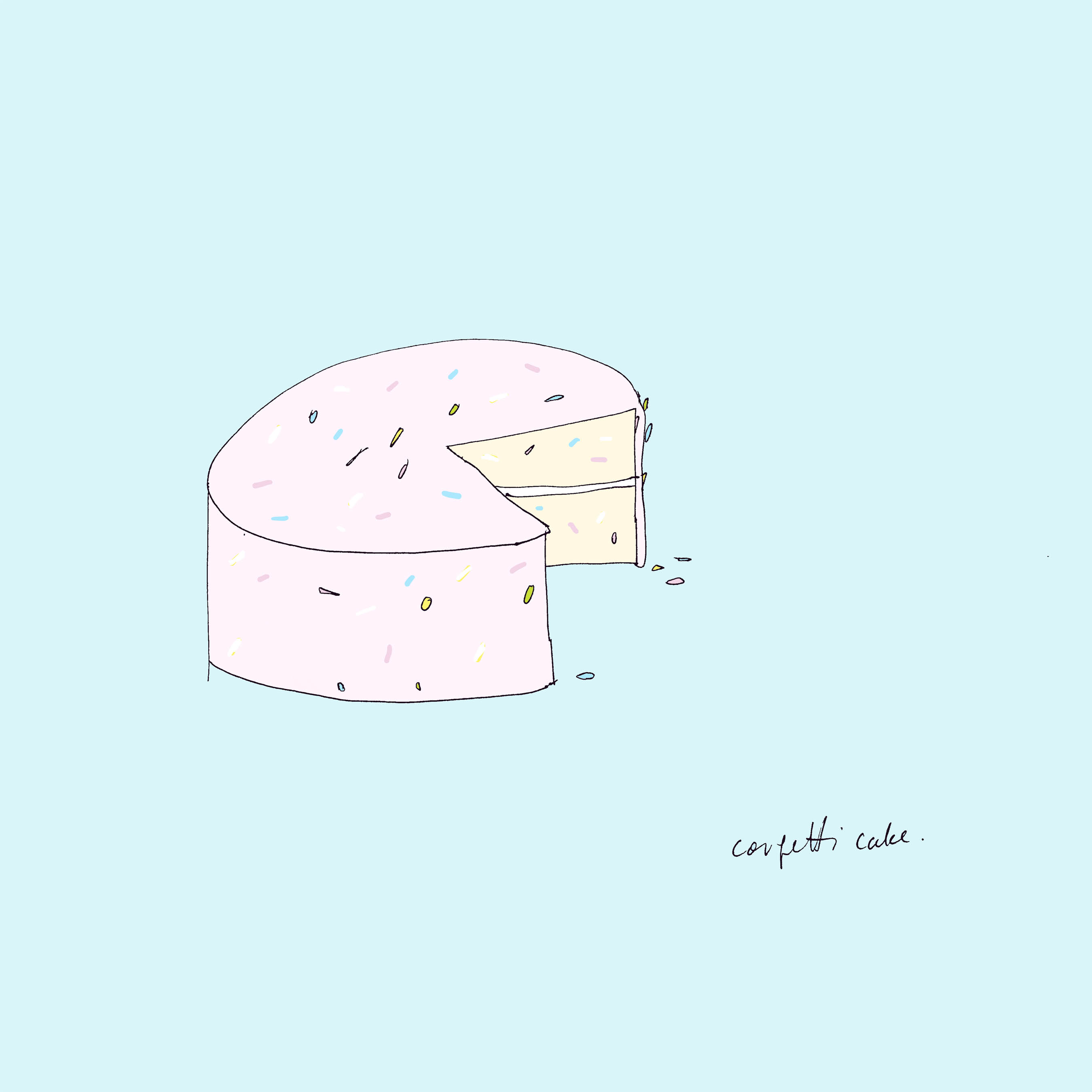 art every day number 570 / illustration / cake