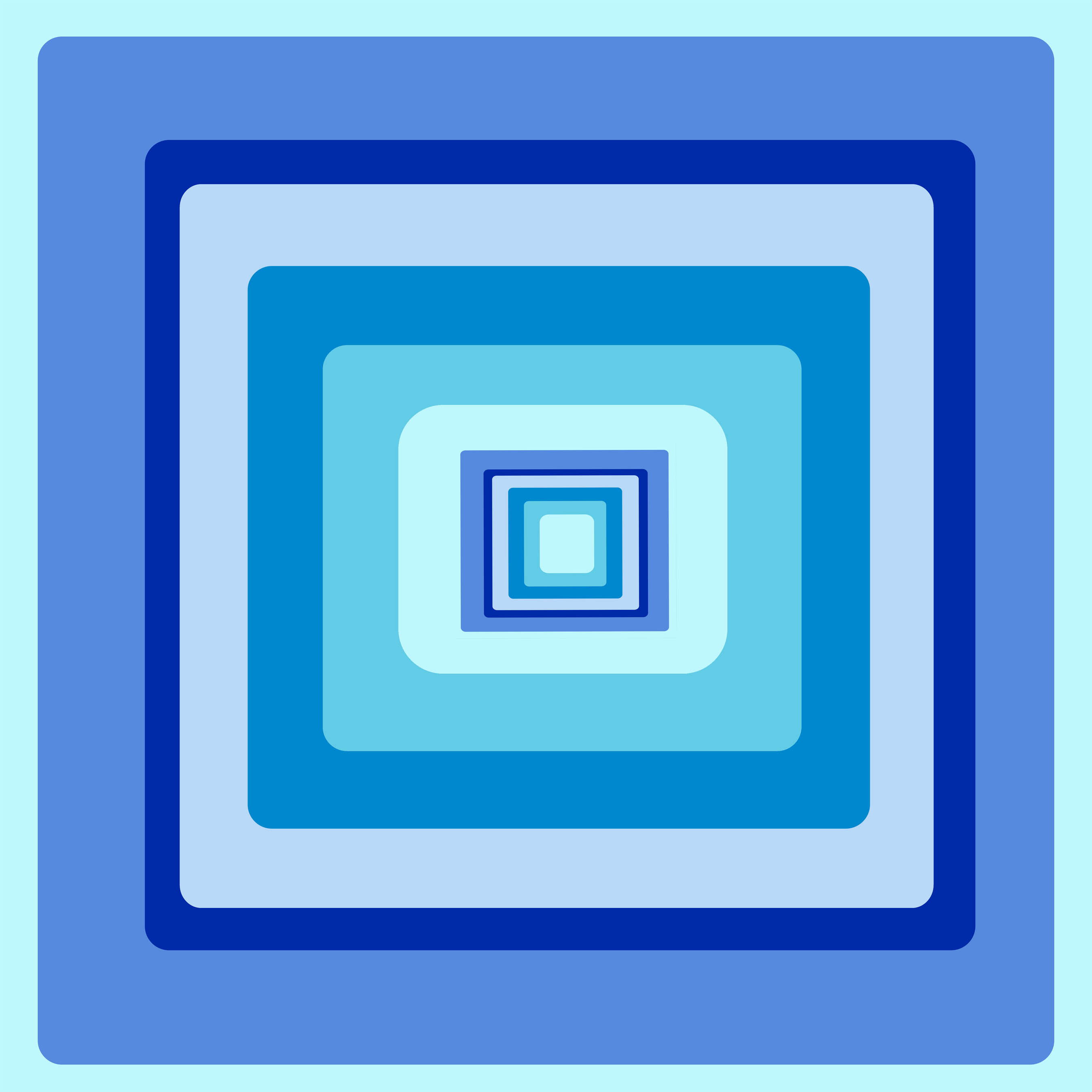 art every day number 582 / pattern & colour / blue squares