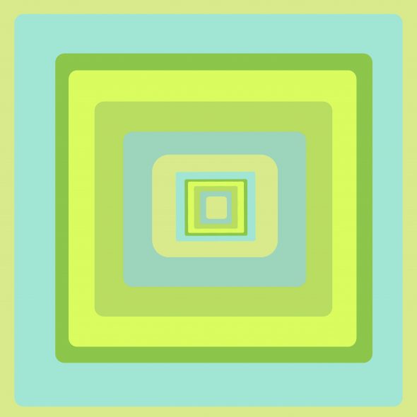 art every day number 583 green squares pattern colour color
