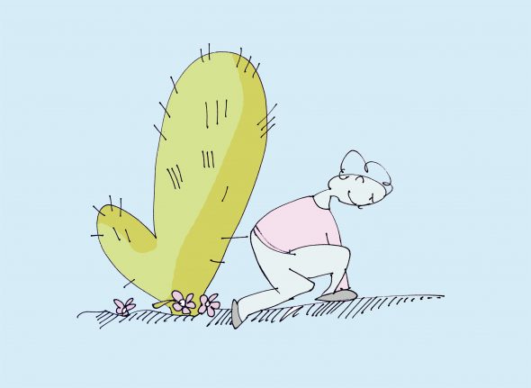 art every day number 614 illustration drawing prickles