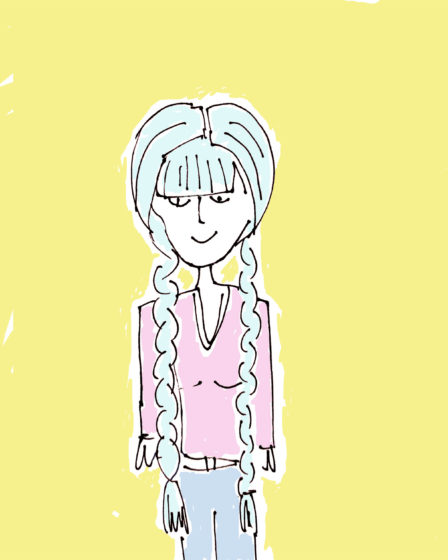 art every day number 626 illustration drawing janet bright plaits