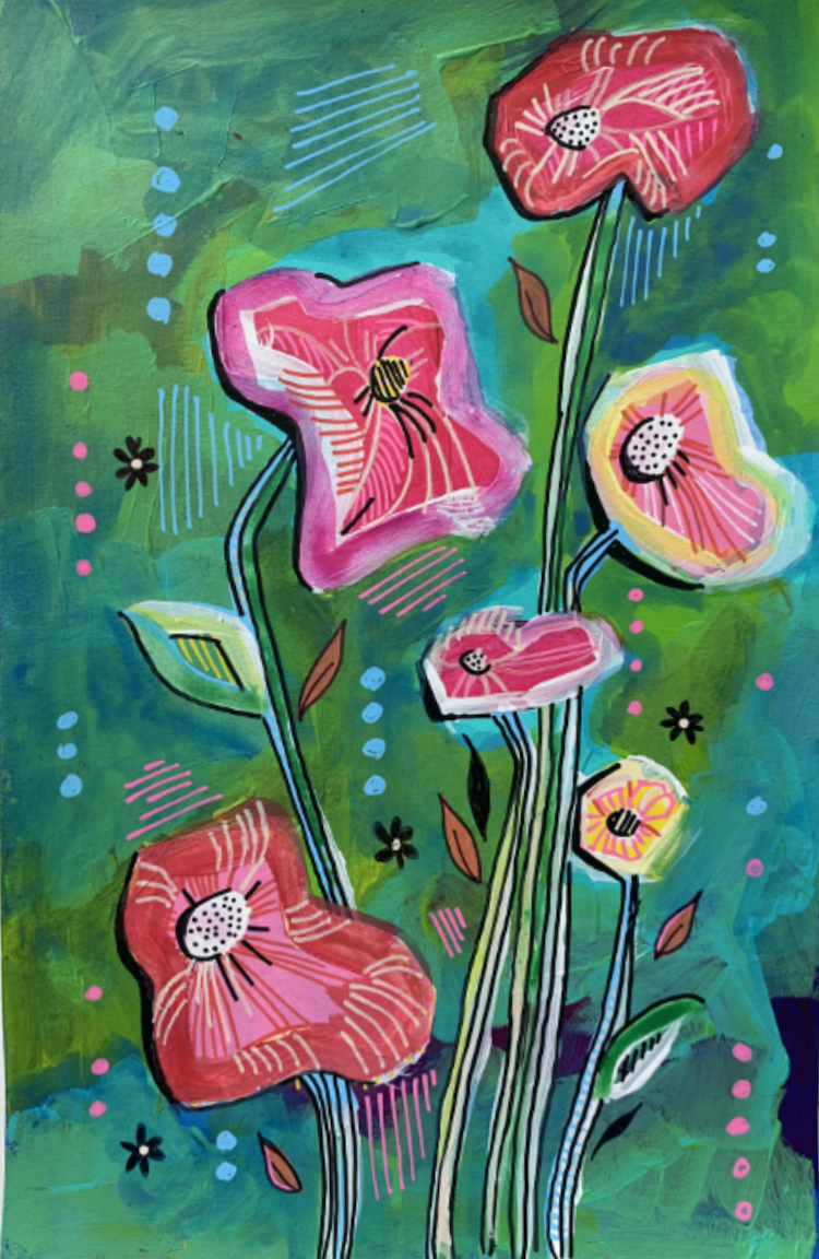 art every day number 665 / painting / dream garden