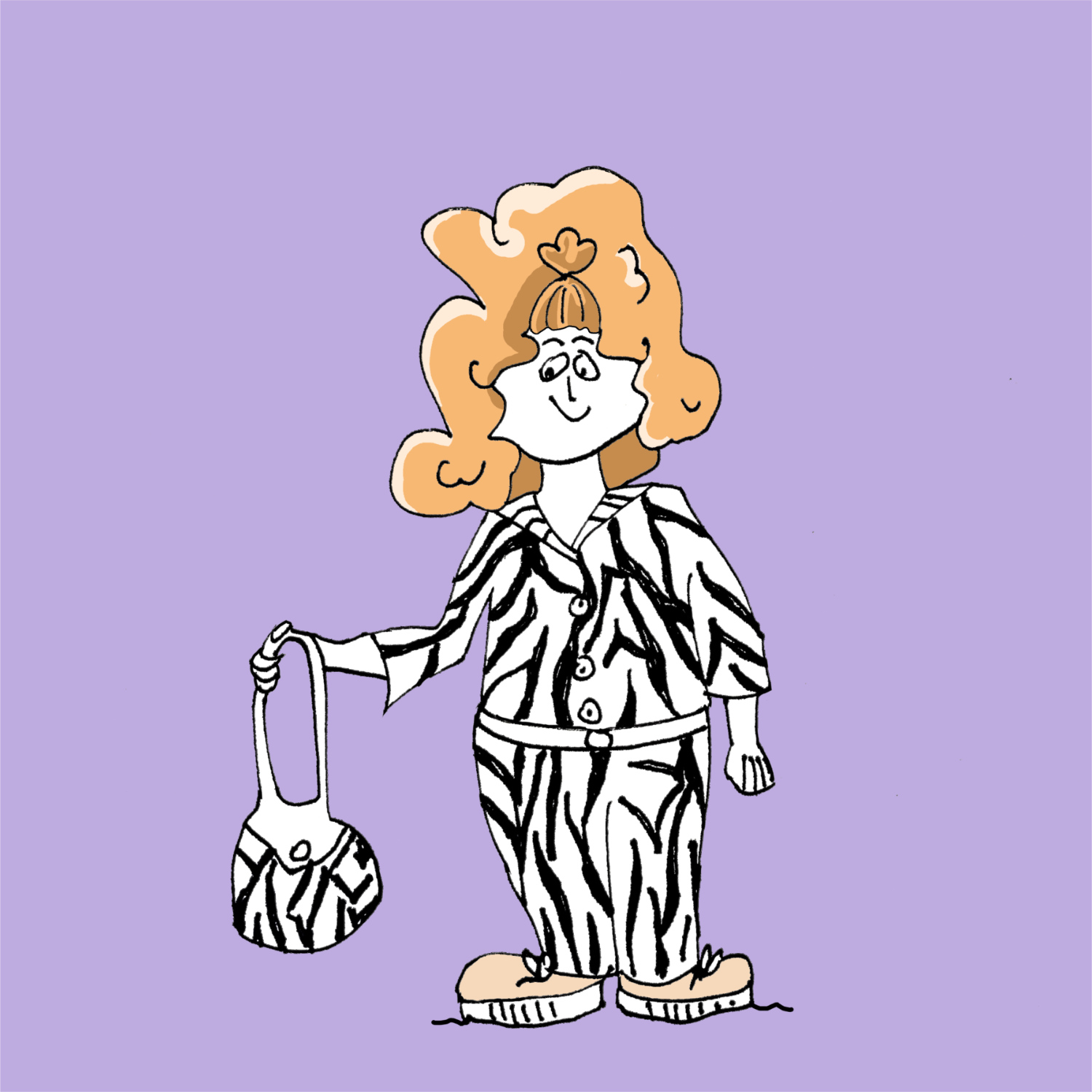 art every day number 778 illustration zebra janet bright jjbright