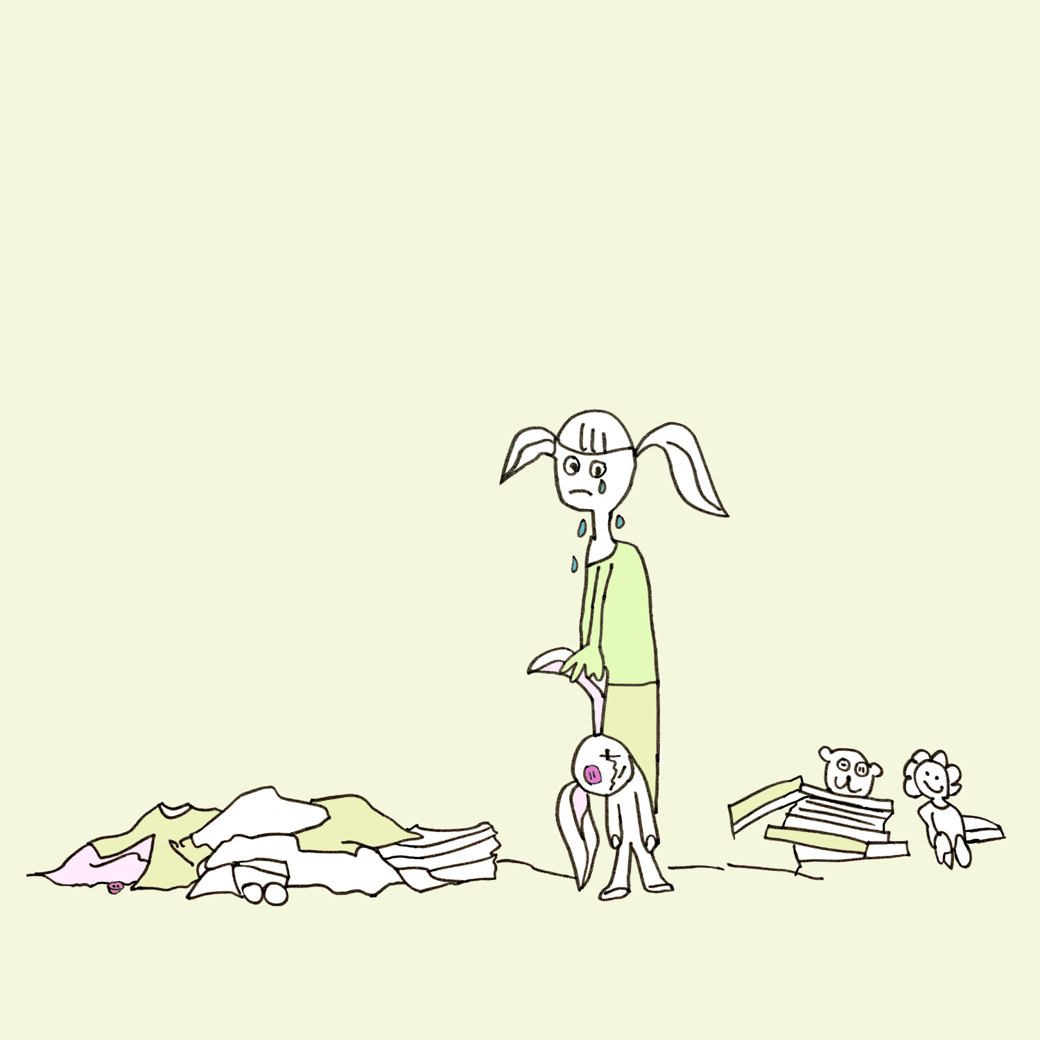 art every day number 776 illustration needle in a haystack janet bright