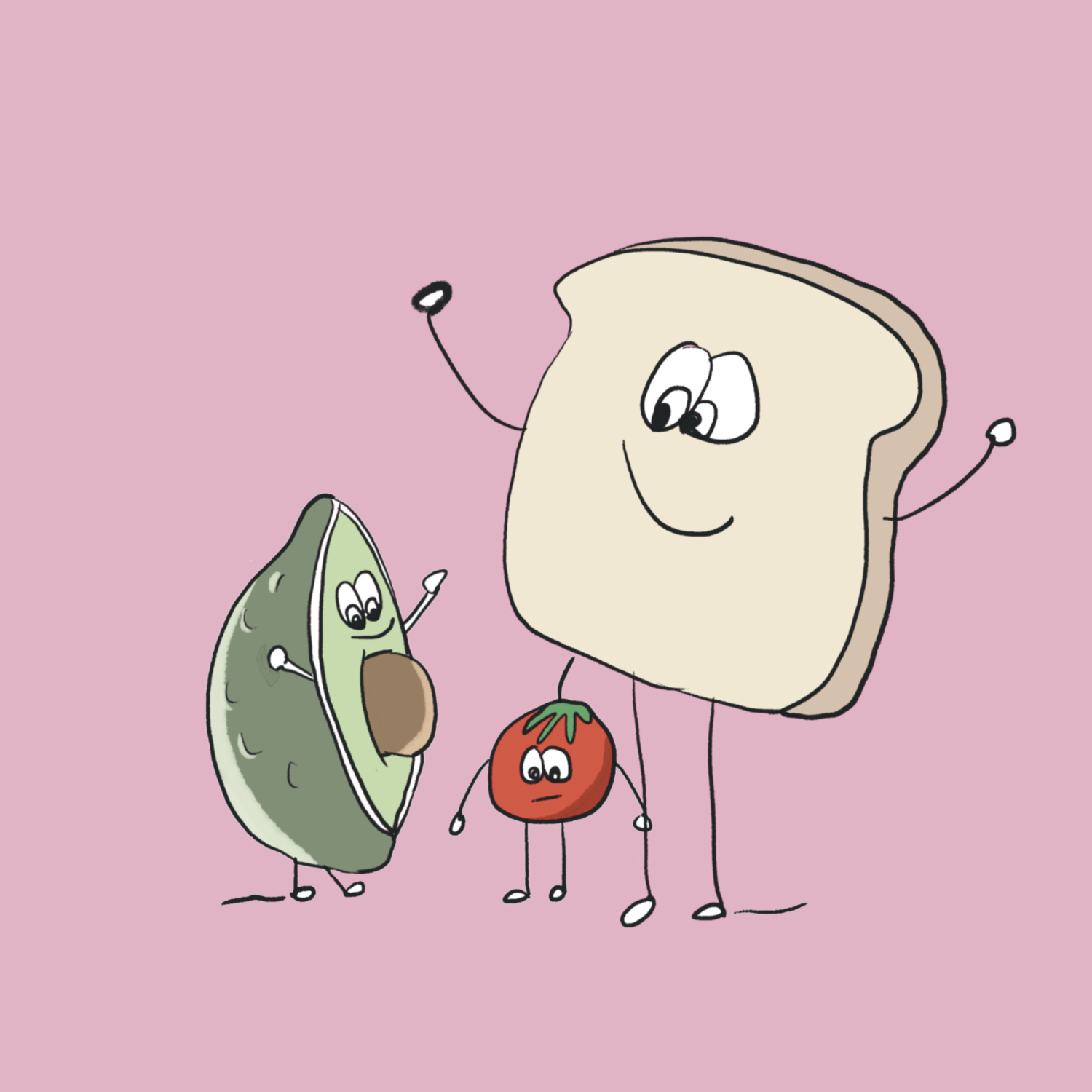 number 795 illustration you're toast janet bright