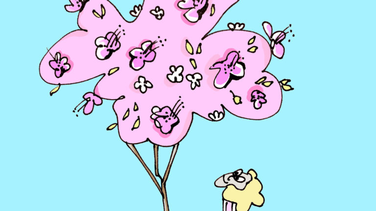 art every day number 846 / illustration / spring tree