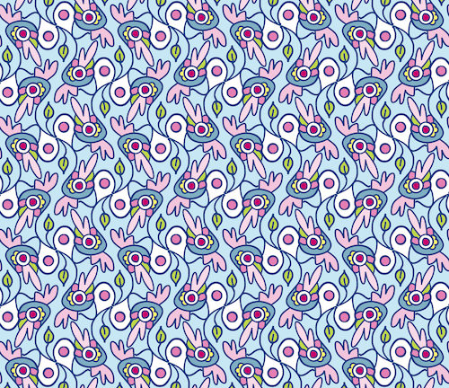 art every day number 896 / pattern design / pelican