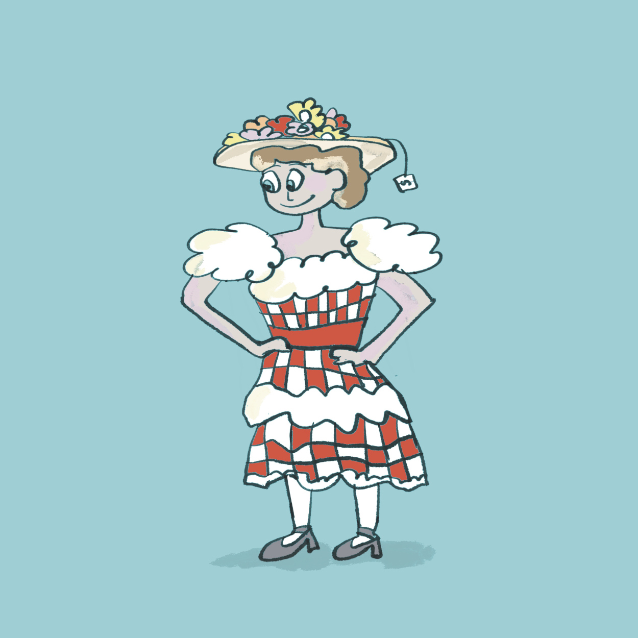art every day number 965 illustration hee haw janet bright jjbright