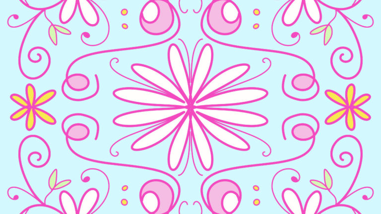 art every day number 989 / pattern / nine flowers