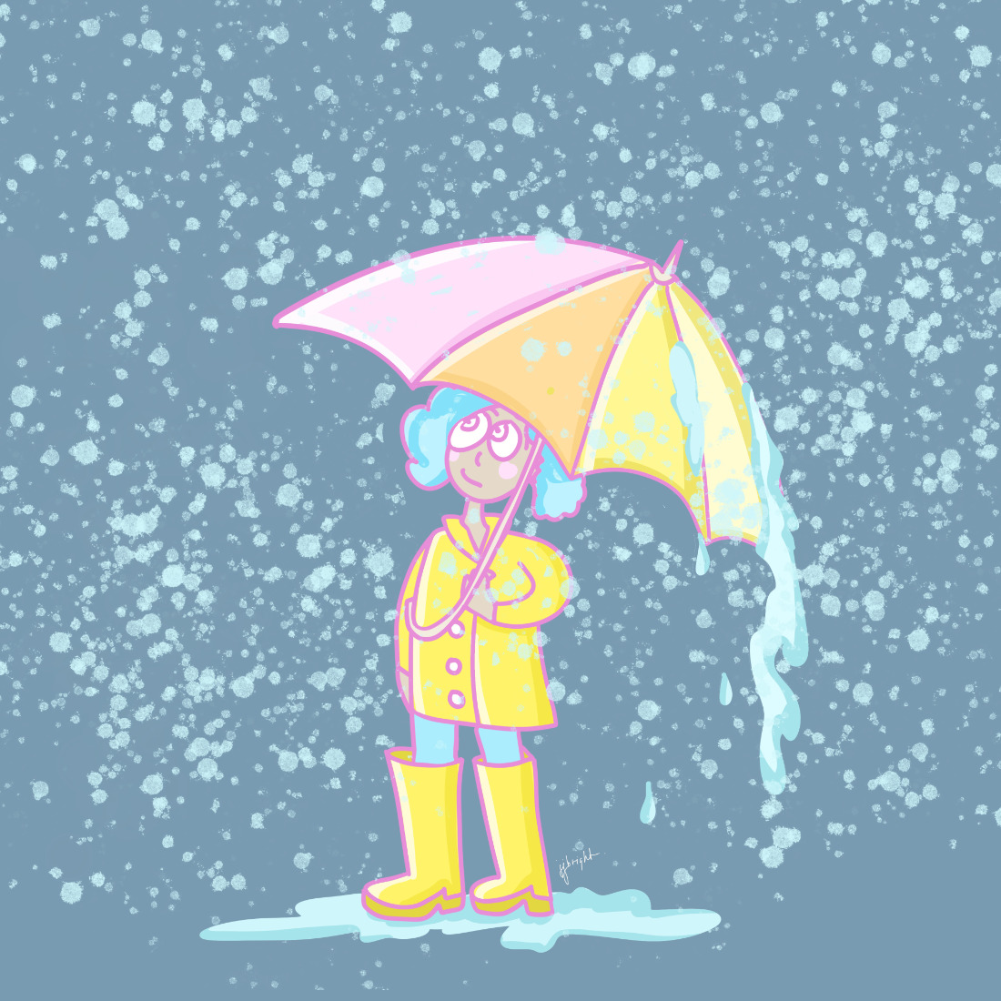 art every day illustration 1037 grateful janet bright