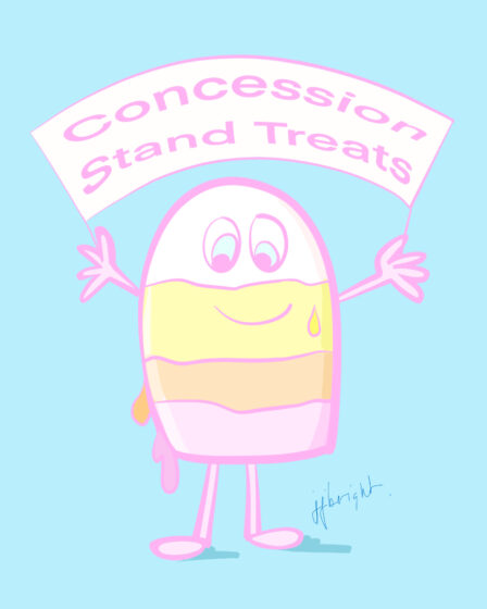 ART EVERY DAY ILLUSTRATION 1035 MASCOT Hello my friend Art & Illustration Janet Bright 