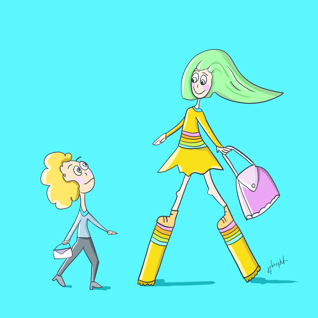 art every day illustration 1036 unique janet bright jjbright