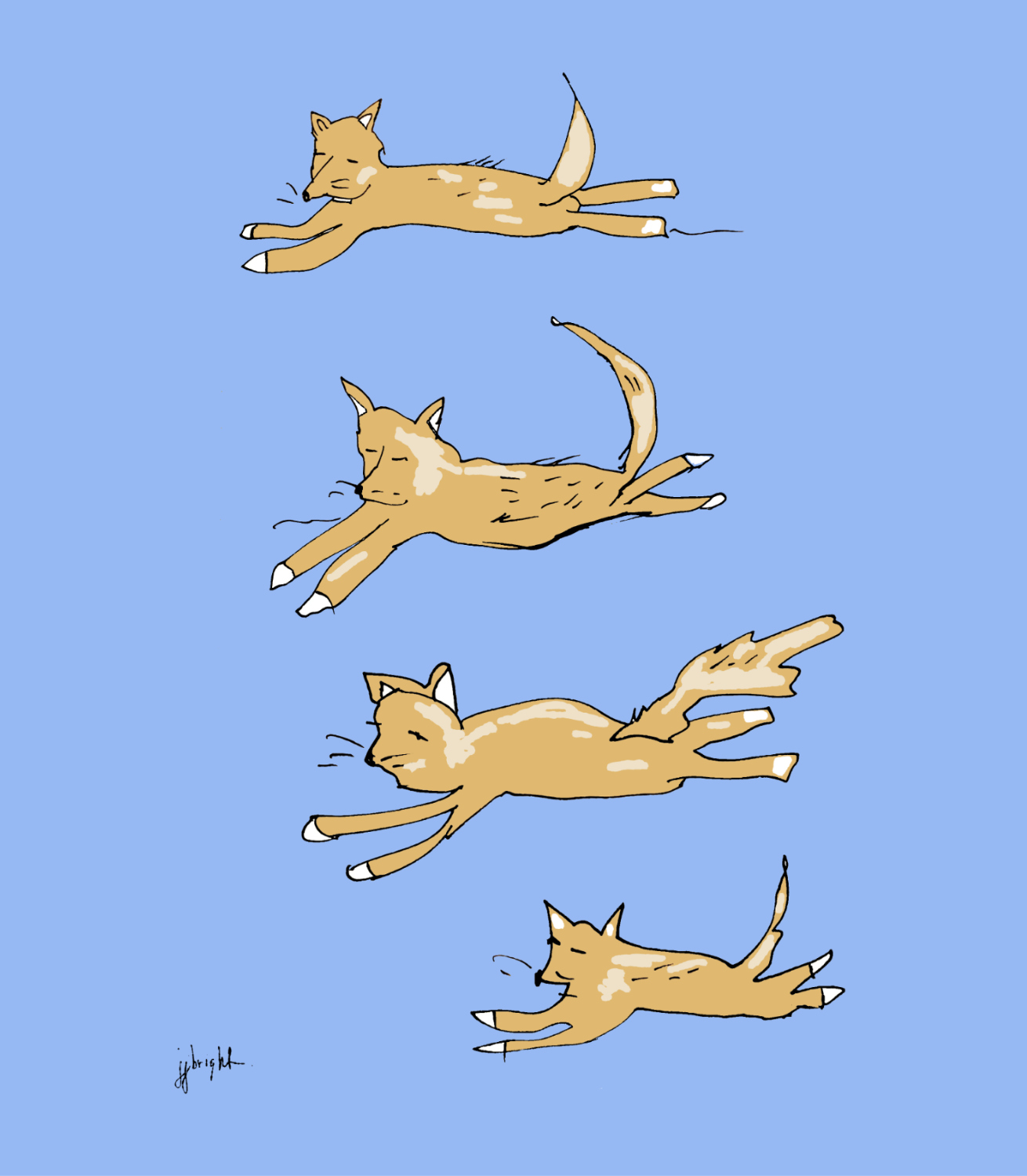 art every day illustration 1040 ollie janet bright jjbright